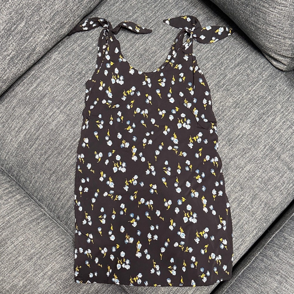 Floral Kids Blouse with Tie Straps